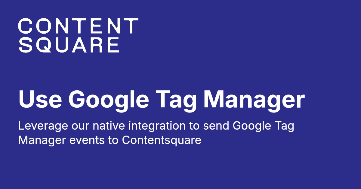 Use Google Tag Manager - Android (classic)