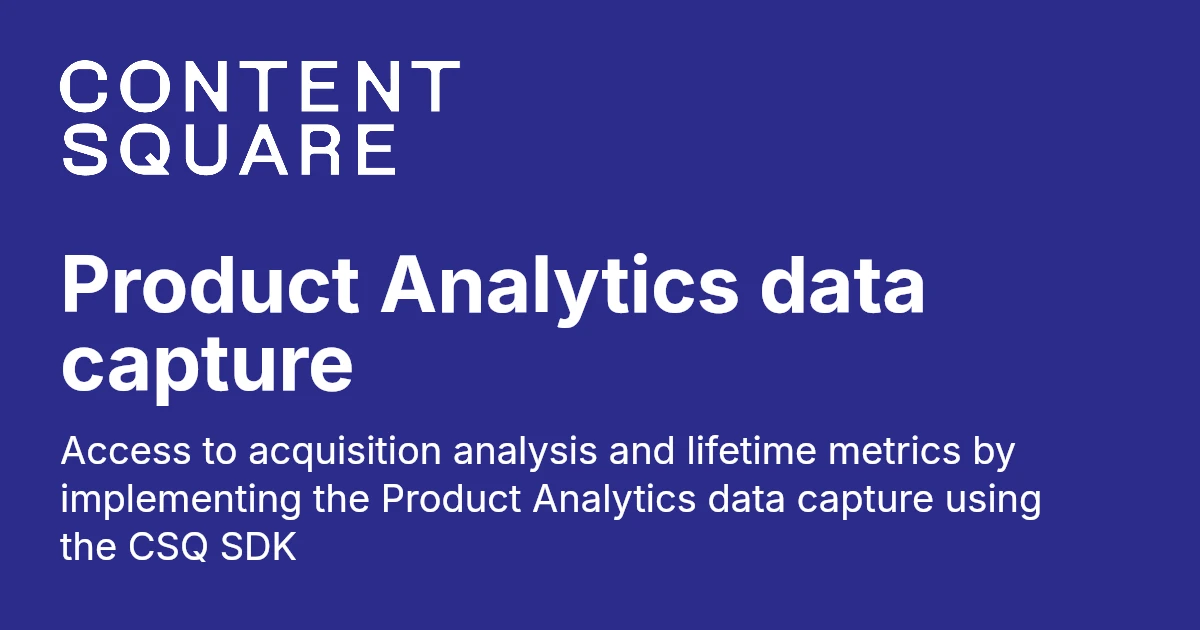 Product Analytics data capture - Flutter